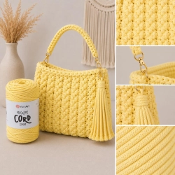 YarnArt Macrame Cord 3 mm 754 - světle žlutá