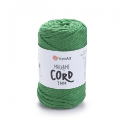 YarnArt Macrame Cord 3 mm 759 - trávově zelená