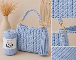 YarnArt Macrame Cord 3 mm 760 - světle modrá