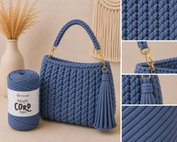 YarnArt Macrame Cord 3 mm 761 - tmavý jeans