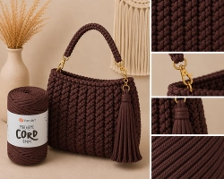 YarnArt Macrame Cord 3 mm 769 - tmavě hnědá