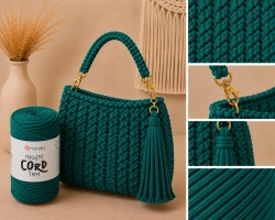 YarnArt Macrame Cord 3 mm 783 - smaragdová