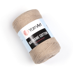 YarnArt Macrame cotton 768 - hnědo béžová