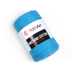 YarnArt Macrame cotton 780 - modrá