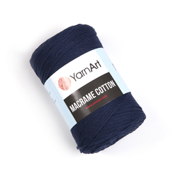 YarnArt Macrame cotton 784 - námořnická modrá