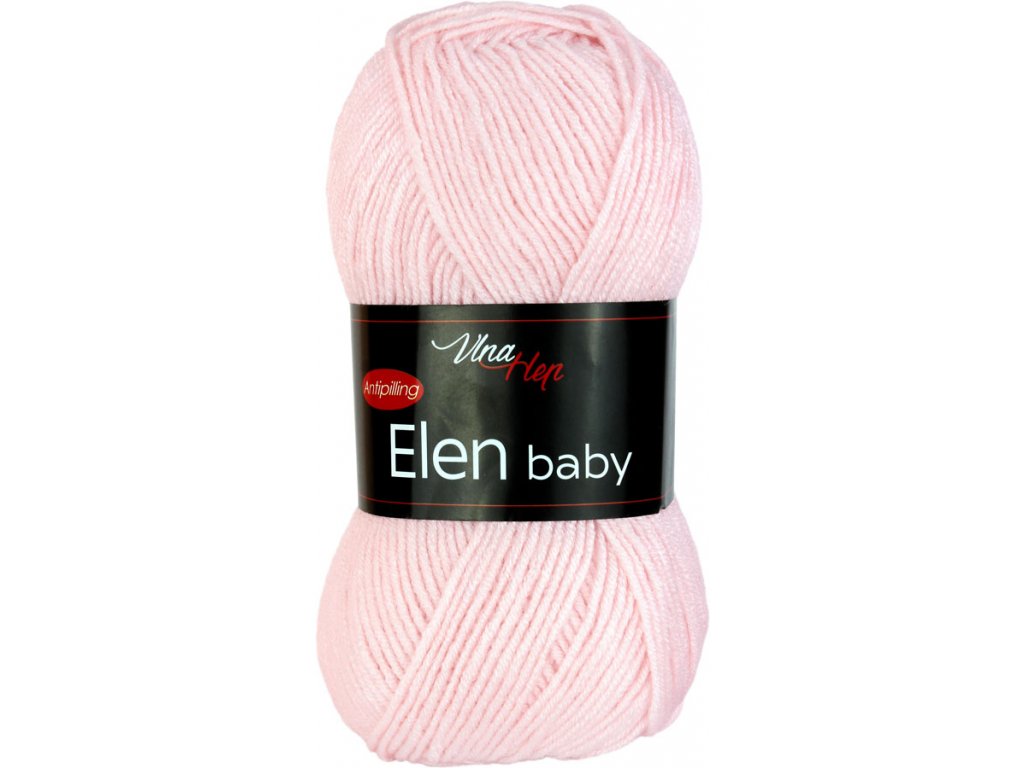Vlna-Hep Elen baby 4003 - pastelově růžová