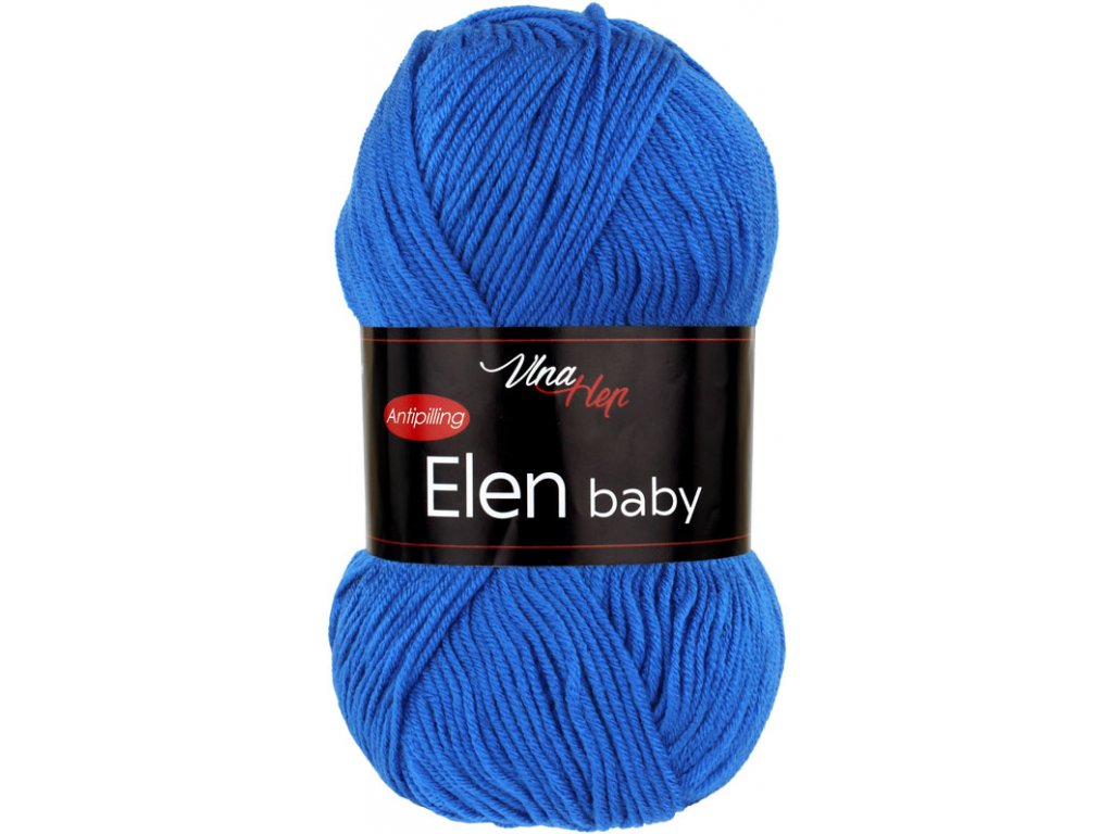 Vlna-Hep Elen baby 4128 - sytě modrá