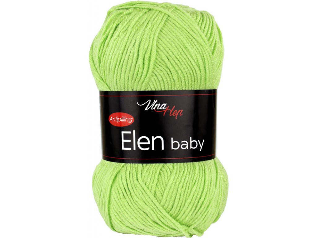 Vlna-Hep Elen baby 4145 - jarní zelená