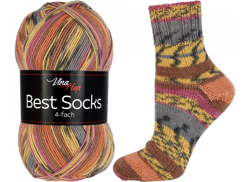 Vlna-Hep Best Socks 4-fach - 7304