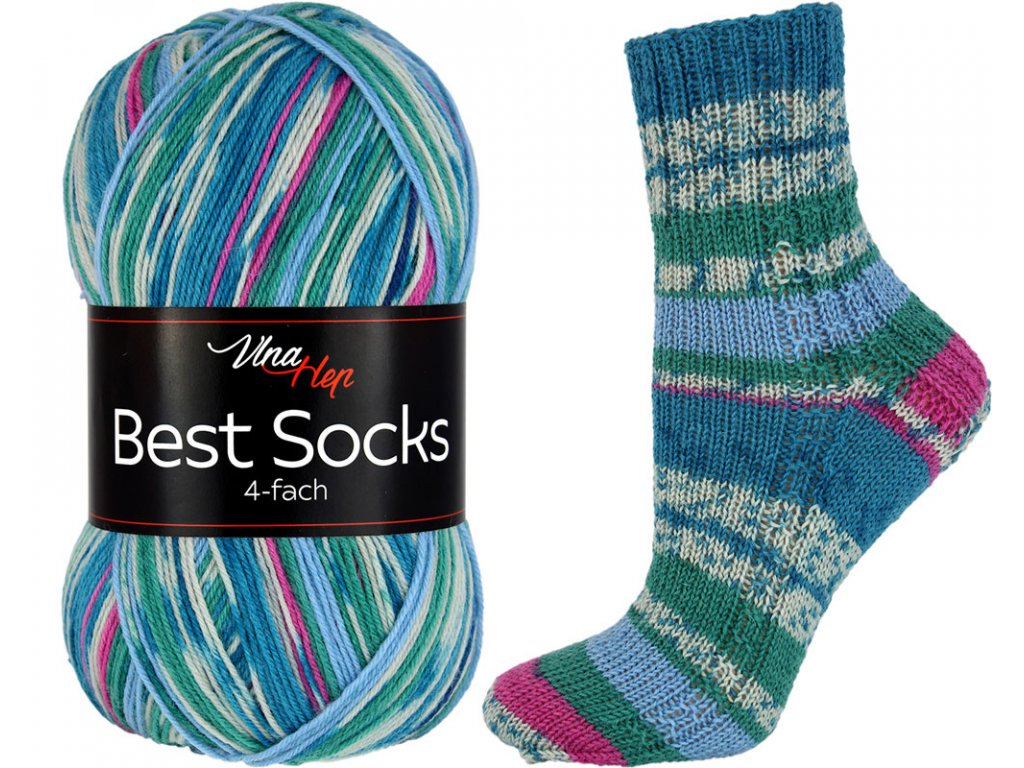 Vlna-Hep Best Socks 4-fach - 7310