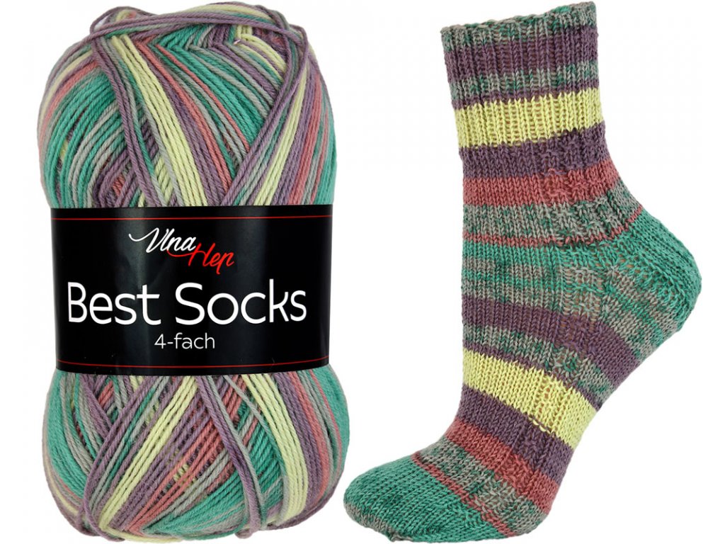 Vlna-Hep Best Socks 4-fach - 7317