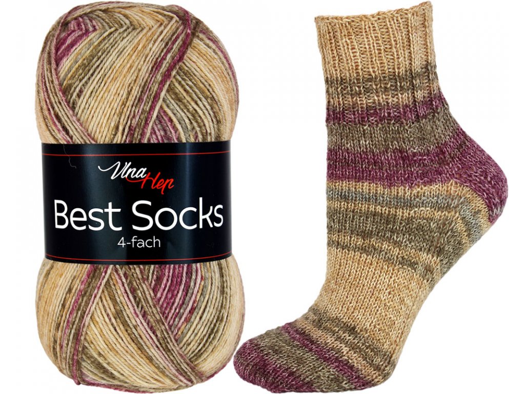 Vlna-Hep Best Socks 4-fach - 7323