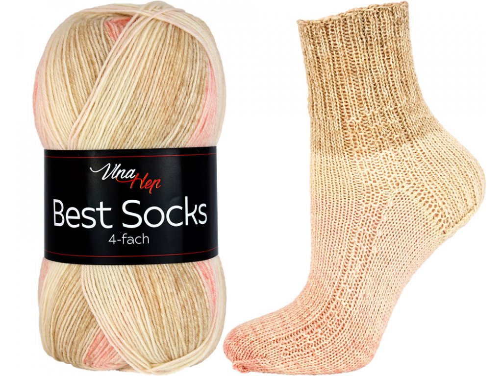 Vlna-Hep Best Socks 4-fach - 7327