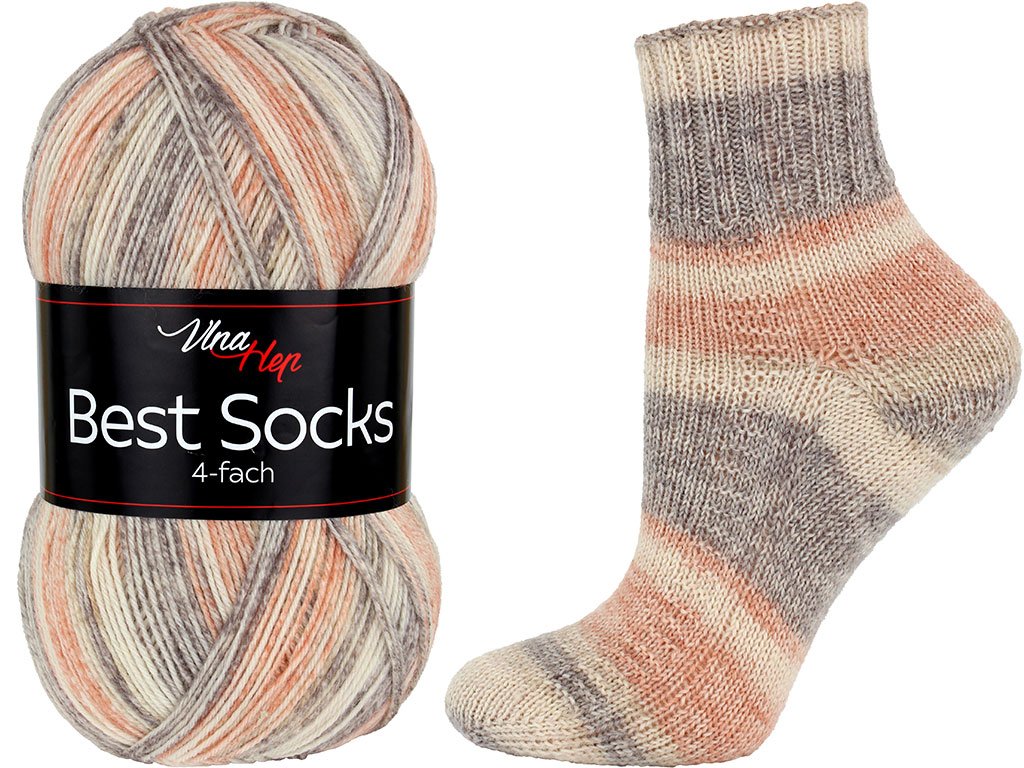 Vlna-Hep Best Socks 4-fach - 7341