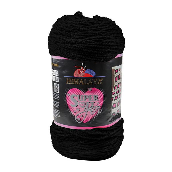 Himalaya Super Soft Yarn 80808 sytě černá