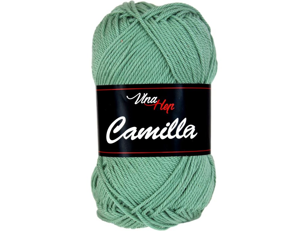 Příze Camilla 8135 - matná mechově zelená