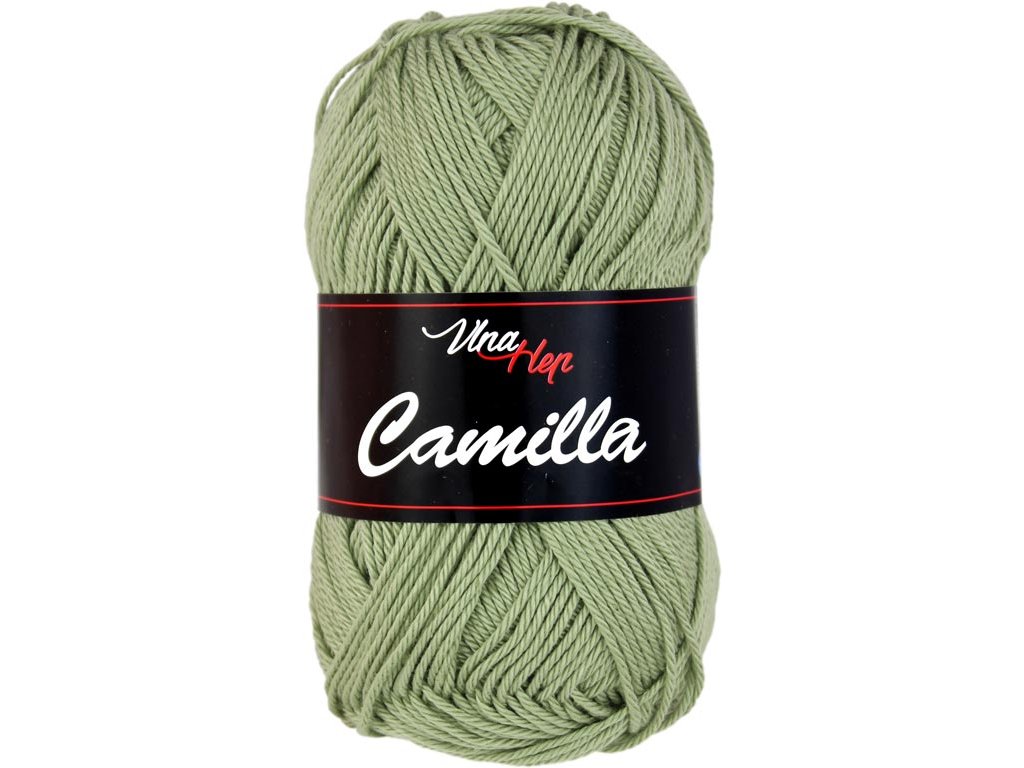 Příze Camilla 8166 - světlá olivově zelená