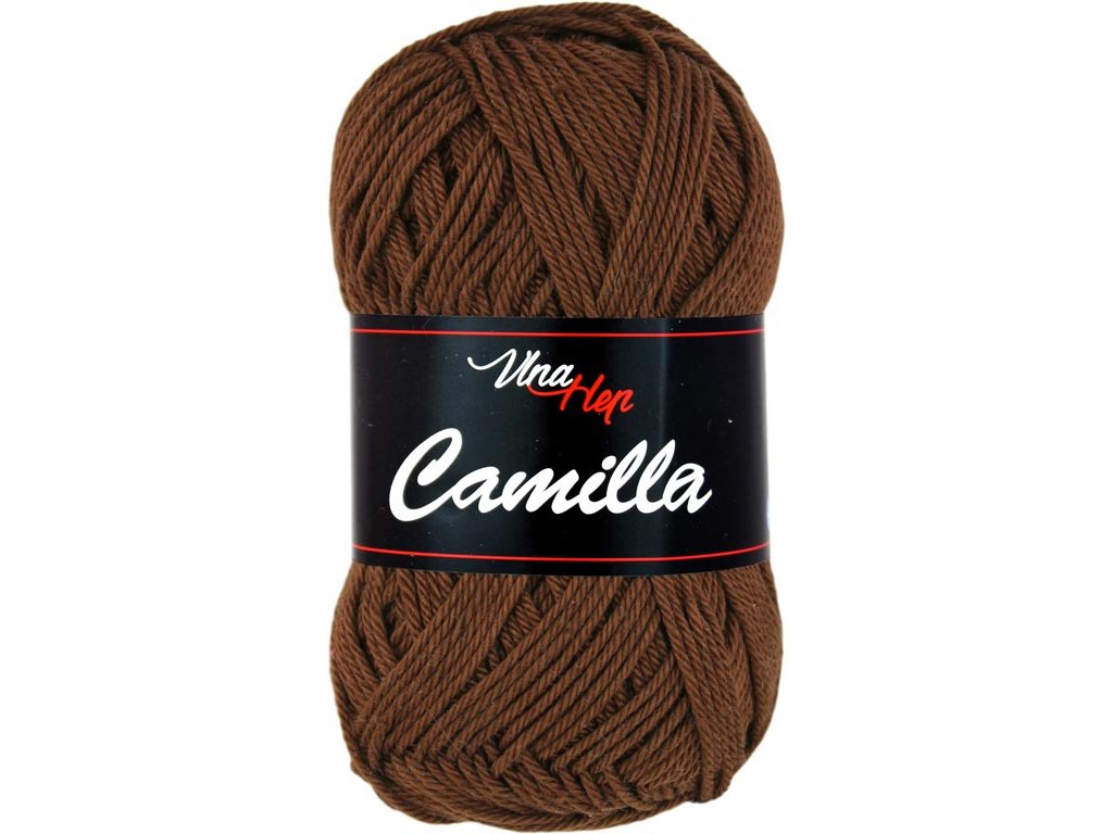 Příze Camilla 8220 - tmavě hnědá