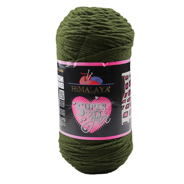 Himalaya Super Soft Yarn 80842 tmavě olivová