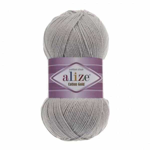 Alize Cotton Gold 21 - šedá melange