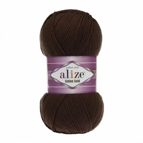 Alize Cotton Gold 26 - tmavě hnědá