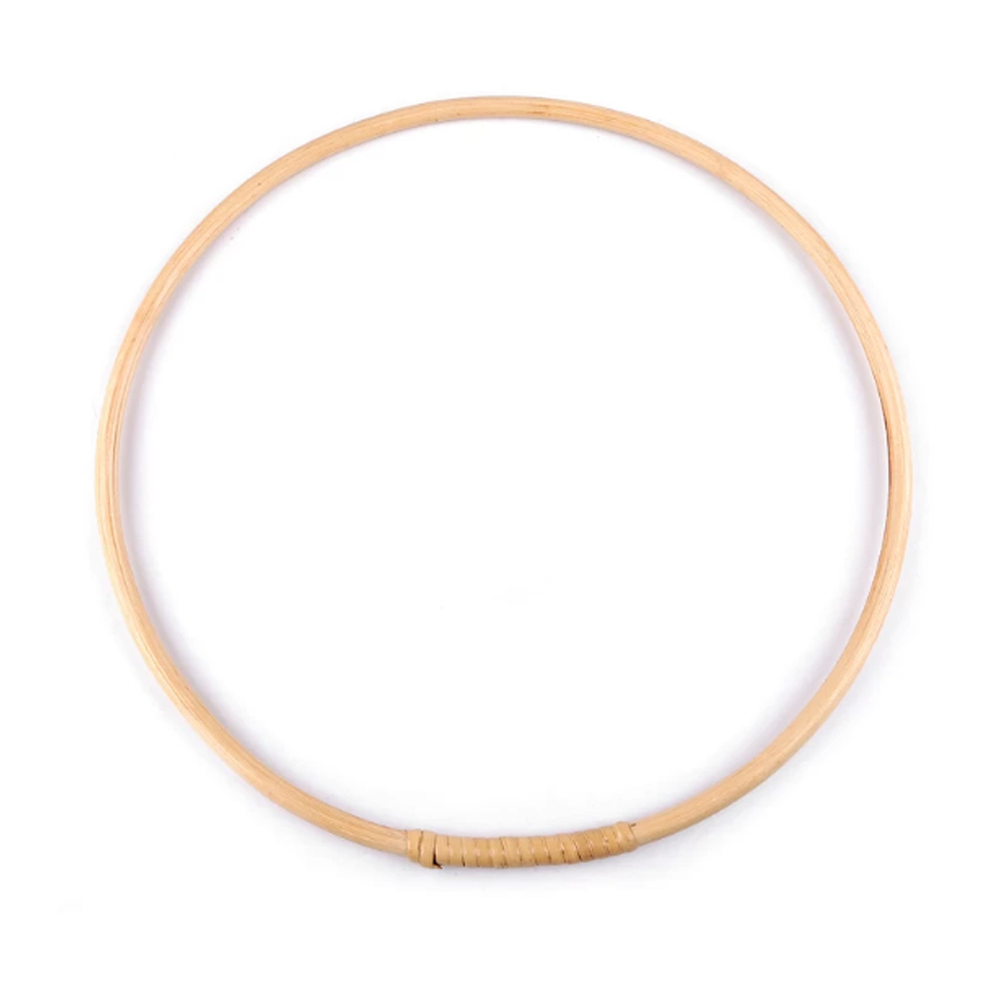 Bambusový kruh na lapač snů Ø 35 cm - světlý
