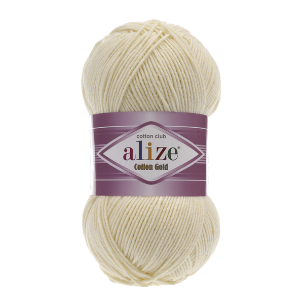 Alize Cotton Gold 01 - krémová