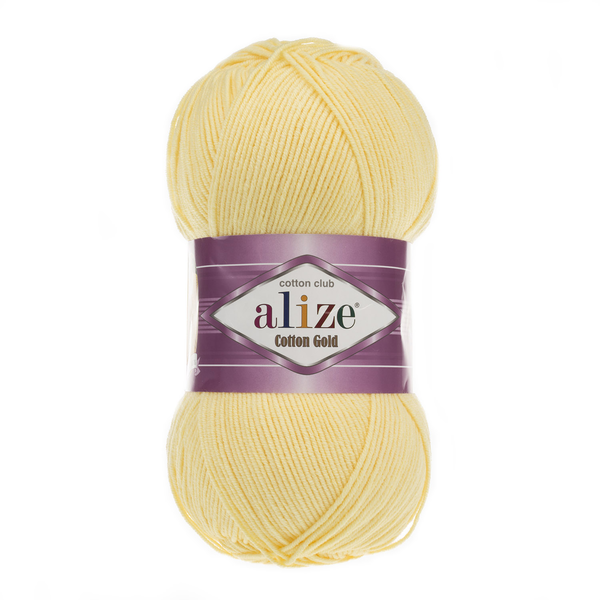 Alize Cotton Gold 187 - světle žlutá
