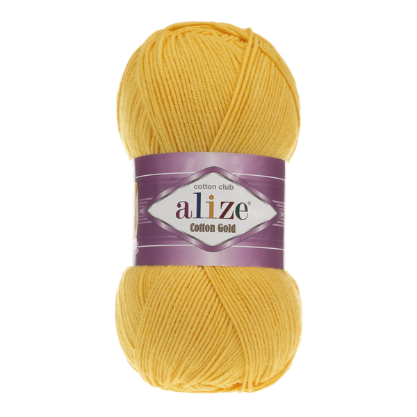 Alize Cotton Gold 216 - tmavě žlutá