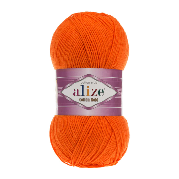 Alize Cotton Gold 37 - oranžová