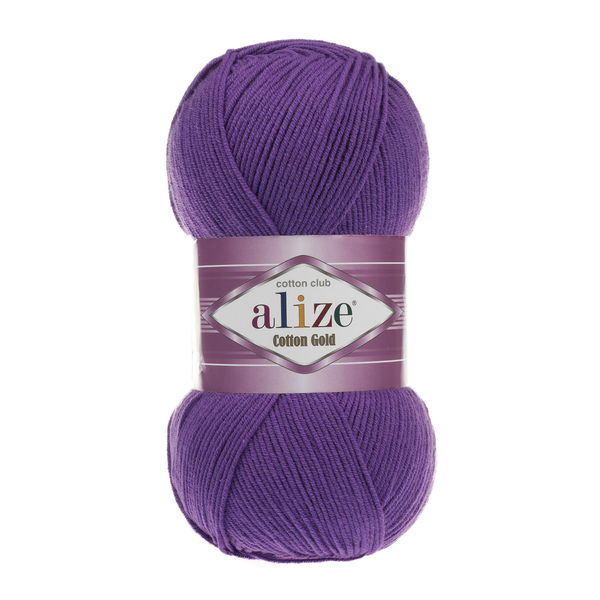 Alize Cotton Gold 44 - fialová