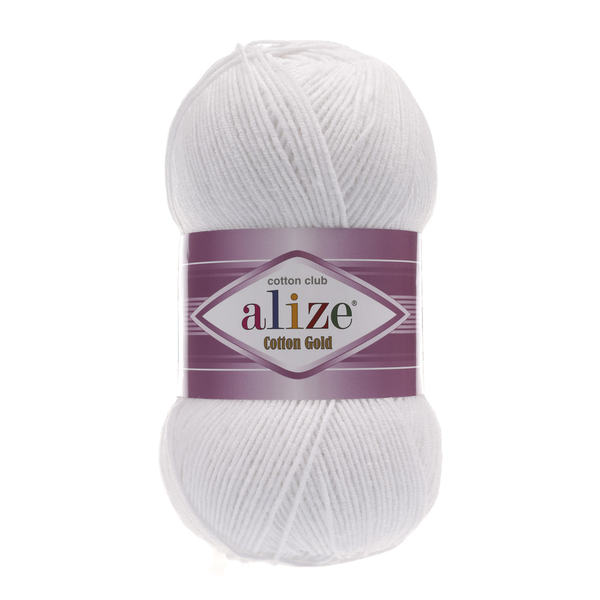 Alize Cotton Gold 55 - bílá