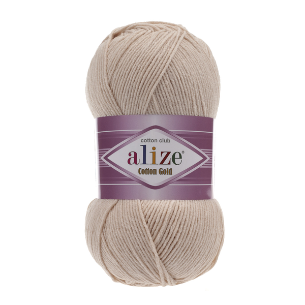 Alize Cotton Gold 67 - světle béžová