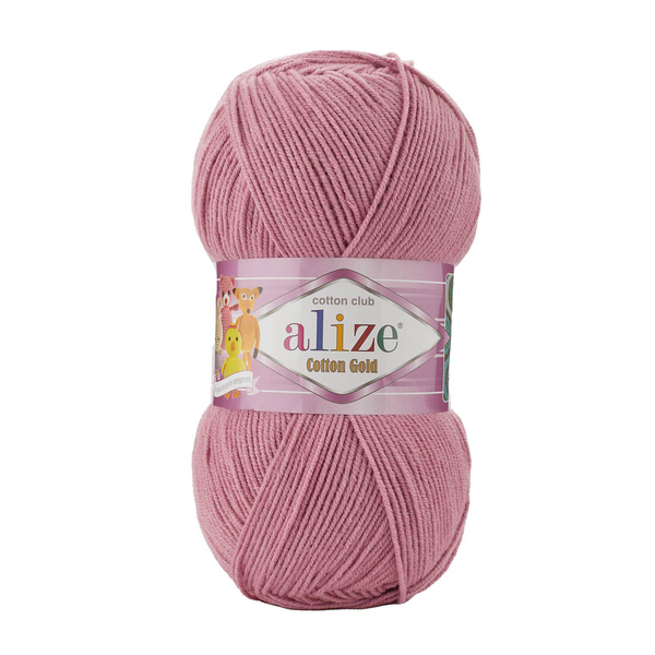 Alize Cotton Gold 676 - starorůžová