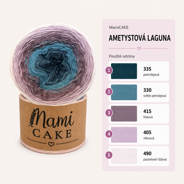 MamiCAKE - Ametystová laguna