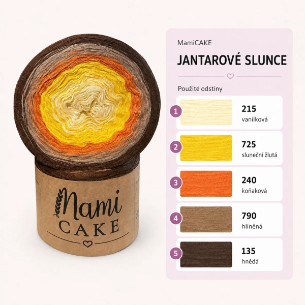 MamiCAKE - Jantarové slunce