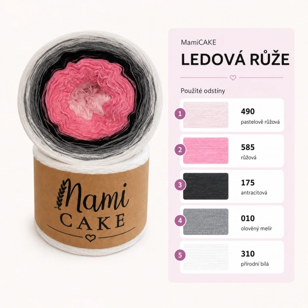MamiCAKE - Ledová růže