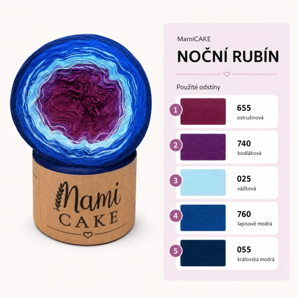 MamiCAKE - Noční rubín