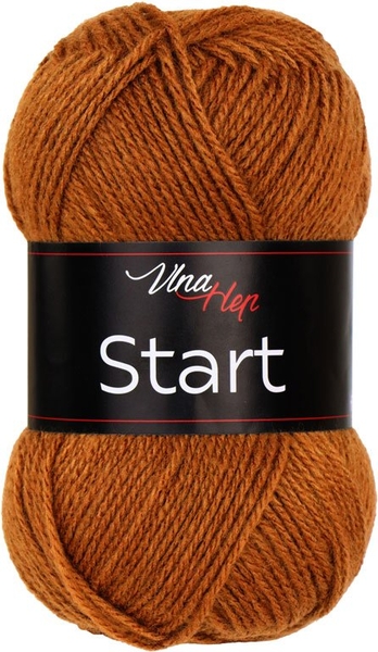 Vlna-Hep Start 41054 - hnědá rezavá