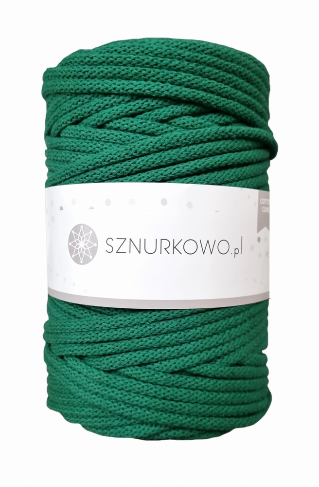 Sznurkowo šňůry - 5 mm - trávově zelená