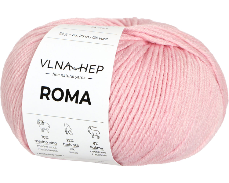 Vlna-Hep Roma 132270 - růžová