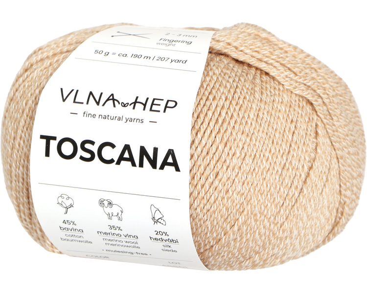 Vlna-Hep Toscana 142050 Beige – béžová
