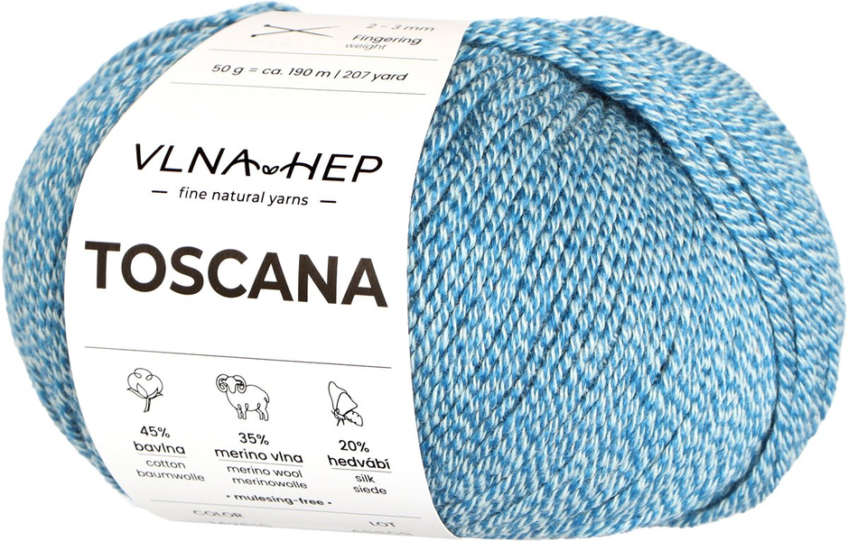 Vlna-Hep Toscana 142610 Faience – petrolejově modrá