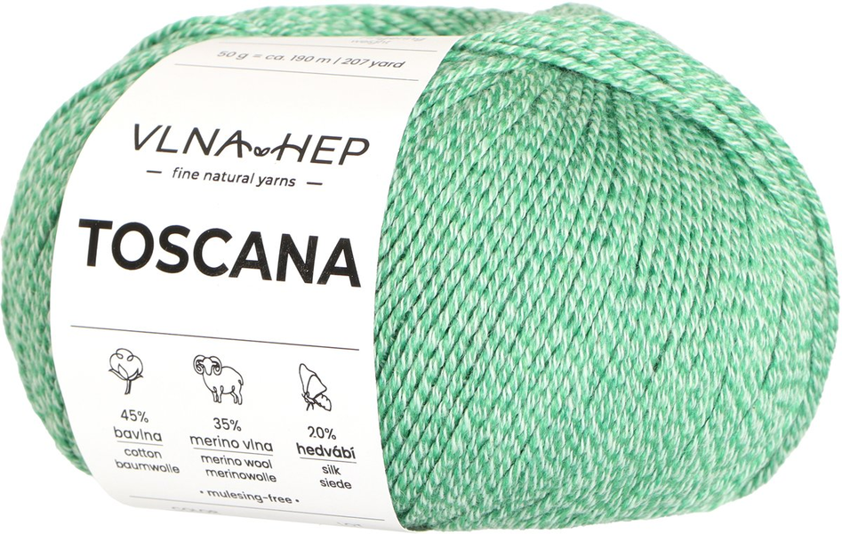 Vlna-Hep Toscana 142730 Greenbriar – svěží zelená