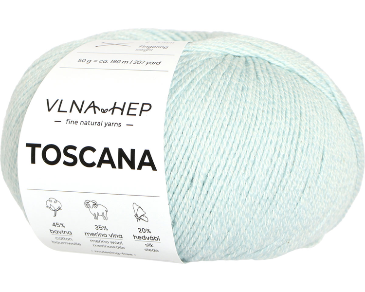 Vlna-Hep Toscana 142750 Sprout Green – světle mátová