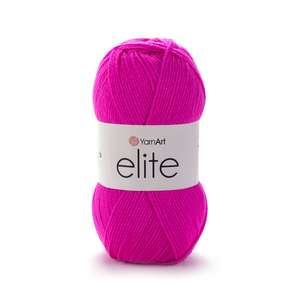 YarnArt Elite 174 - neonově růžová