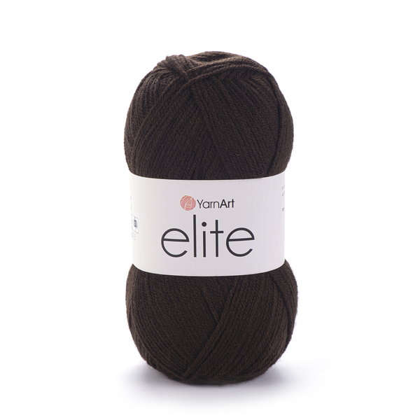 YarnArt Elite 217 - tmavě hnědá