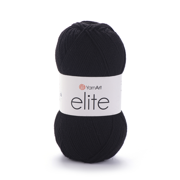 YarnArt Elite 30 - černá