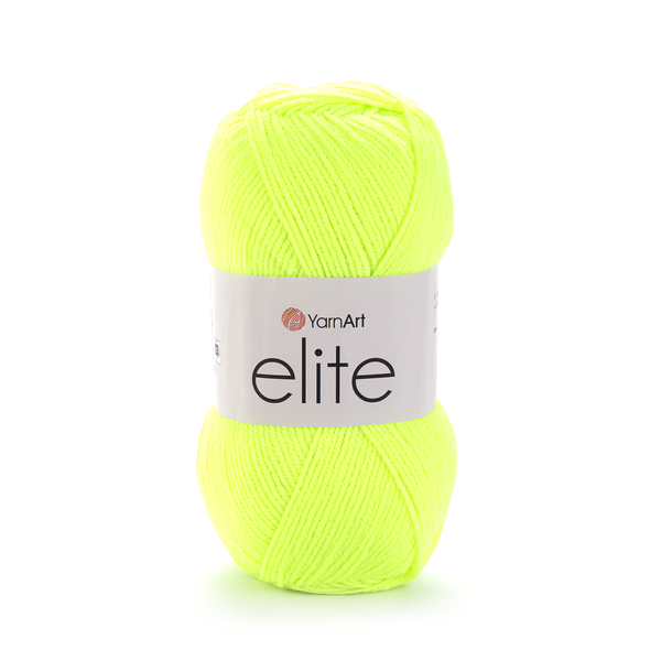 YarnArt Elite 79 - neonově žlutá
