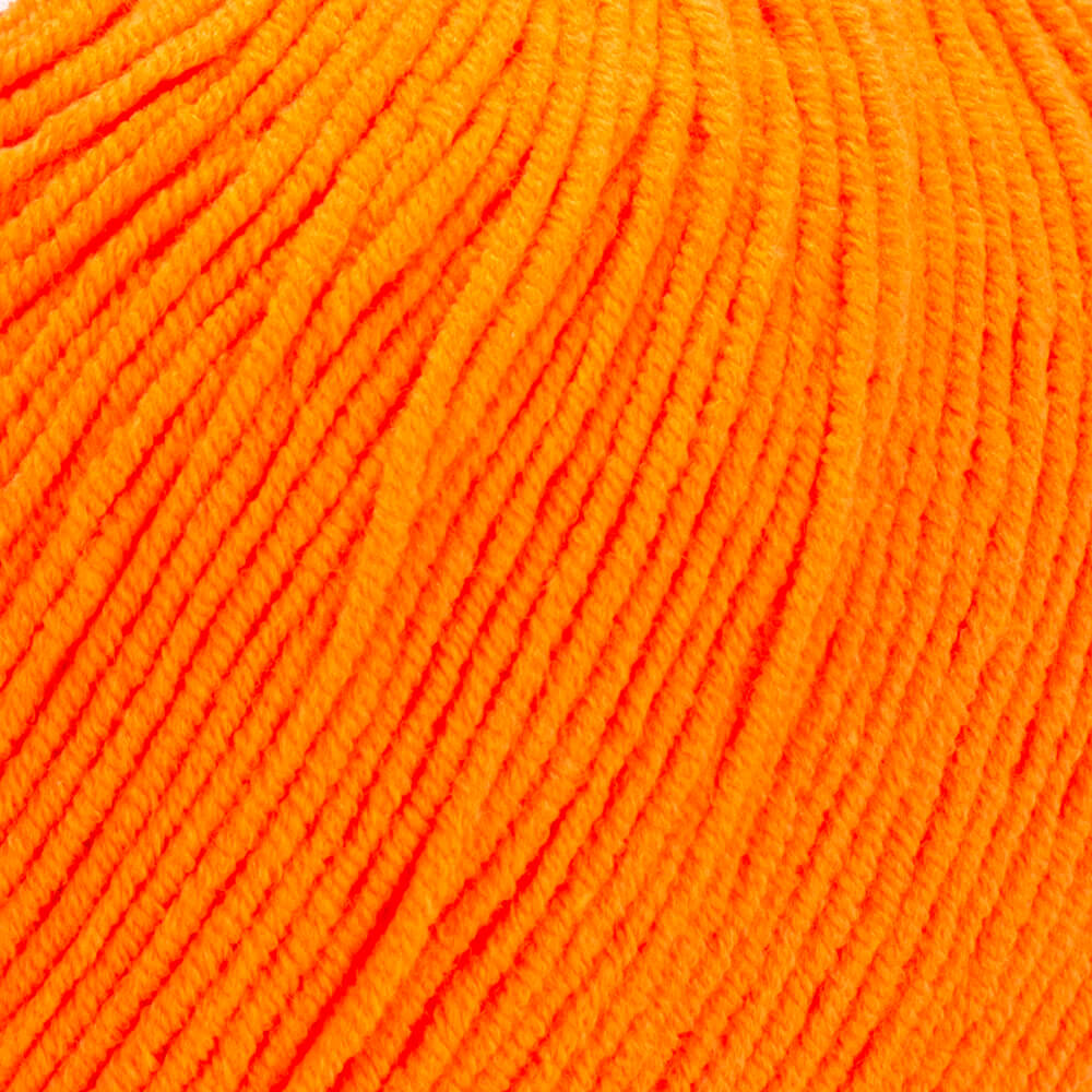 YarnArt Jeans 77 - neonově oranžová